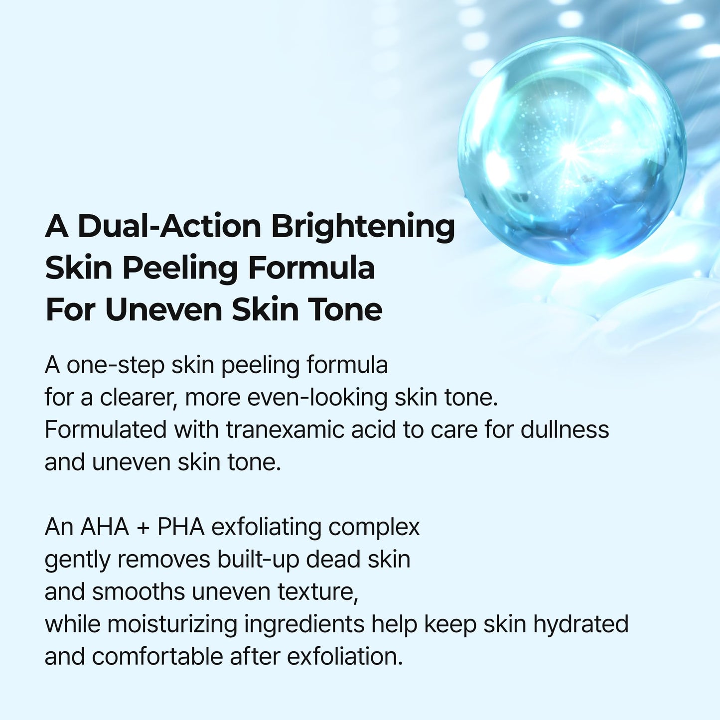 Dr.Melaxin Peel Shot Exfoliating TX Serum 80ml – 99% Pure Tranexamic Acid & Niacinamide + AHA PHA Brightening Exfoliating for Uneven Skin Tone, Dark Spots & Dullness | Smooth | Korean Skincare