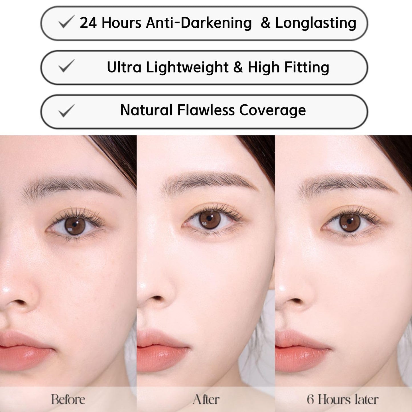 BBIA EAU Stay Concealer - All Day Fitting Natural Coverage Liquid Concealer, Spatula Applicator Tip, Comfortable Lightweight & Longlating, High Fitting, Vegan, Korean Makeup (21 LIGHT, Pack of 1)