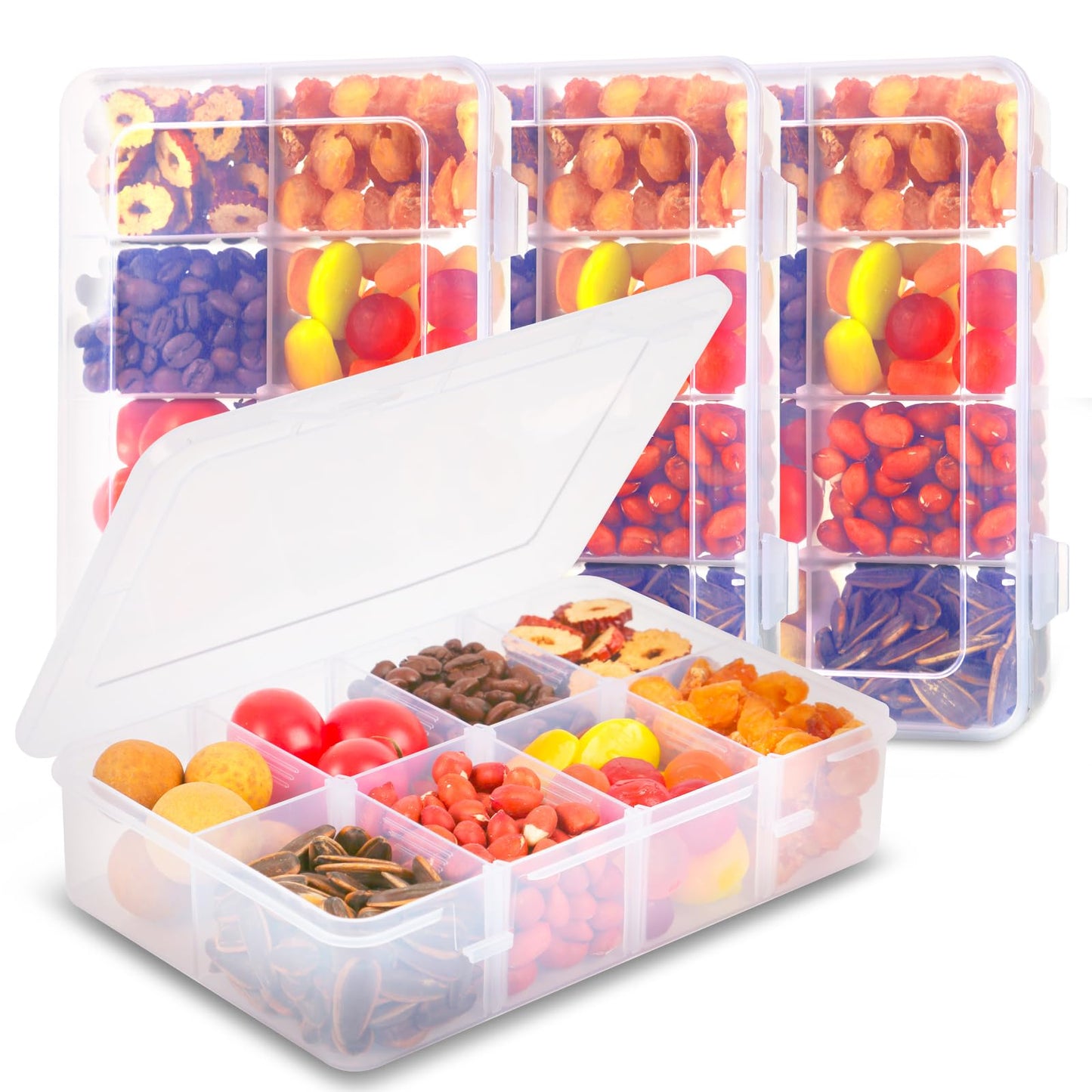 AQSXO 4 Pcs Snack Box Container.