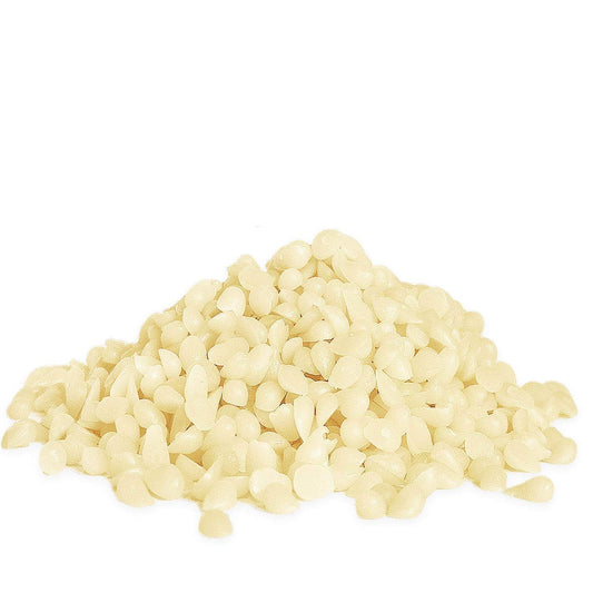 Howemon White Beeswax Pellets 5 lb 100% Pure and Natural Triple Filtered for Skin, Face, Body and Hair Care DIY Creams, Lotions, Lip Balm and Soap Making Supplies