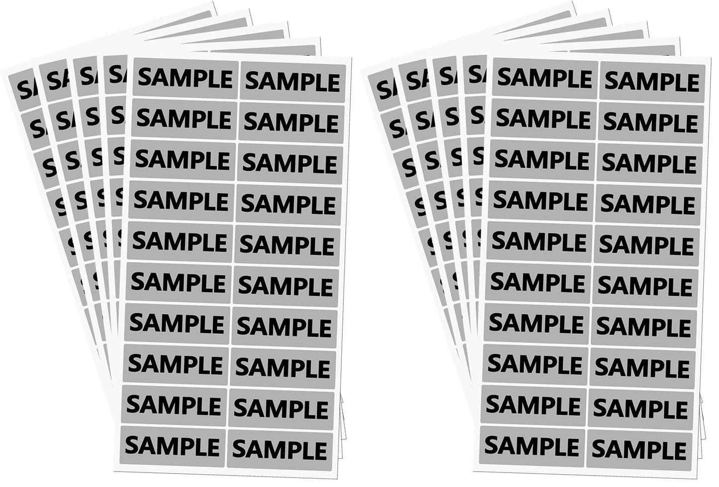 Sample Inventory Stickers Labels,1.5x0.5 Inches Self Adhesive Cosmetic Tester Stickers,600 Pcs Per Pack (Pack of 2)