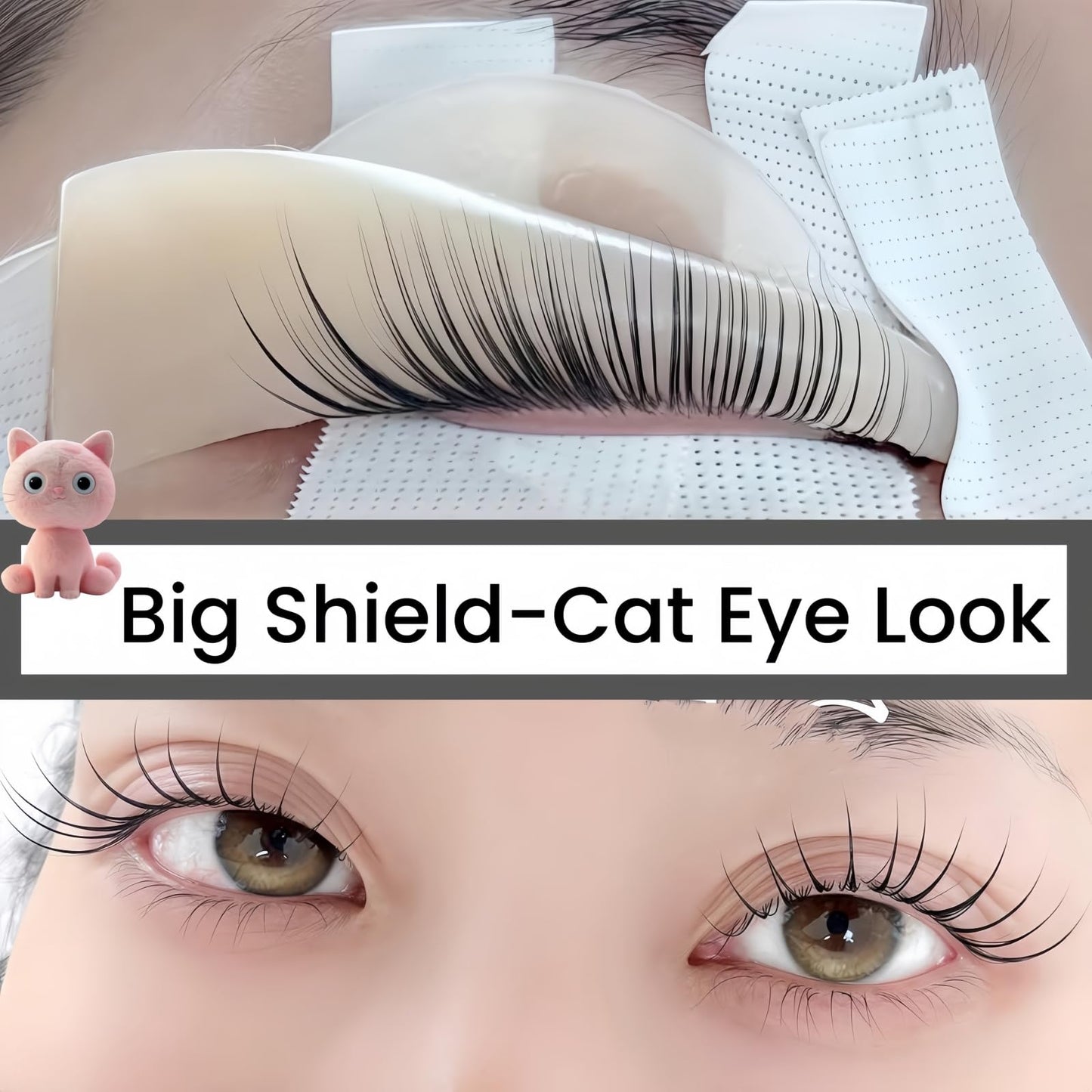 Lash Lift Shields C Curl 4 Size Lifting Pad Rapid Lifting Eyelash Shield Shiny Perm Rods Make Cat Eye Curl Flexible Pads Extreme Rod 100 Use Elastic Lami Perming Roller Big Pad For Long Eyelashes