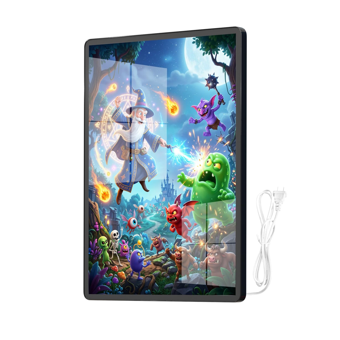 LYAYAN LED Backlit Light Box Frame for Movie Posters, 16 x 24 in, Black