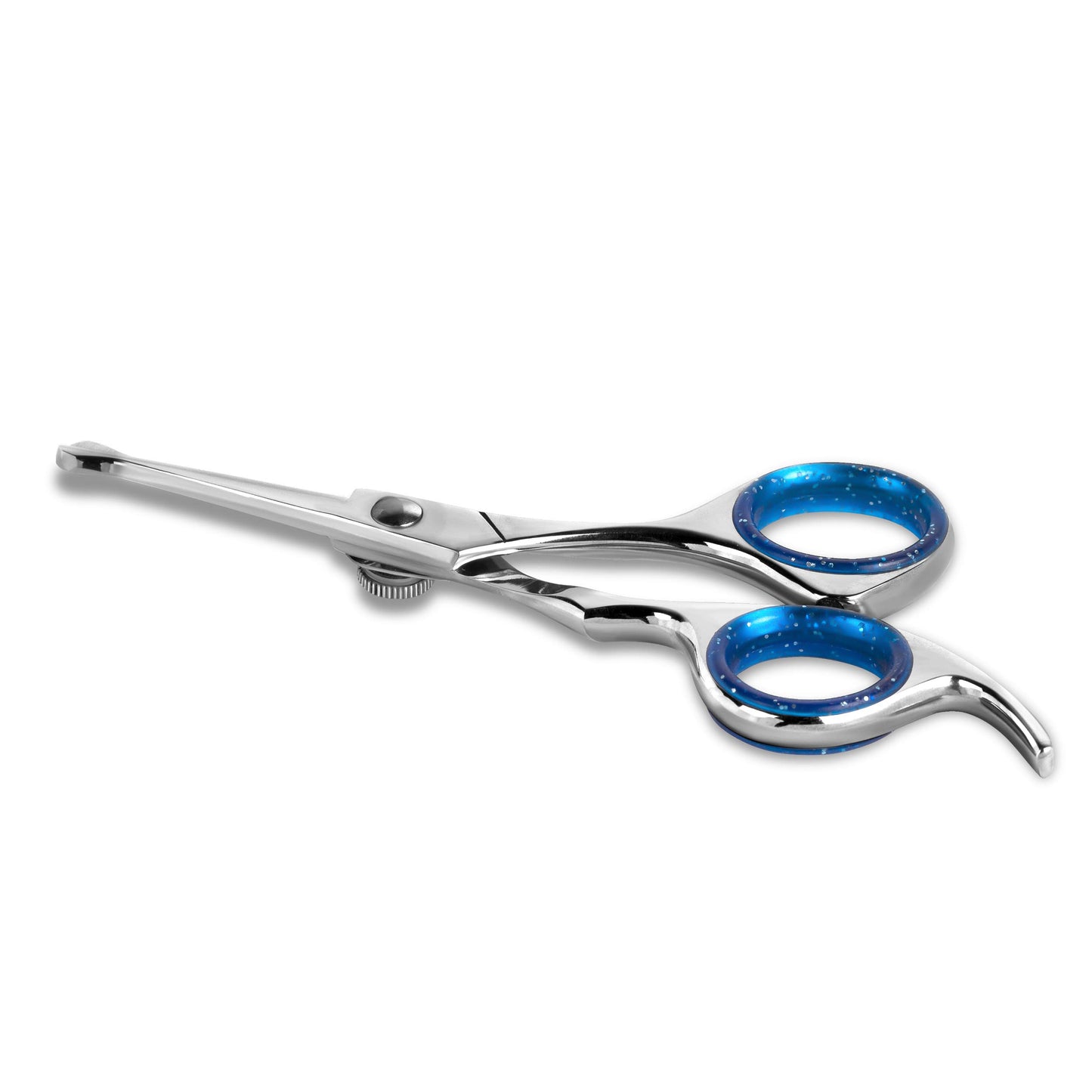 Laazar Straight Dog Grooming Scissors - Comfortable Around The Eyes Cat & Dog Scissors | Blunt Dog Trimming Scissors| Premium Stainless Steel | Grooming Scissors For Dogs - Small Dog Scissors