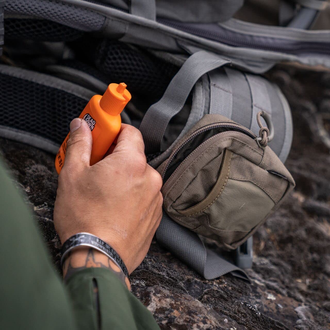 Eberlestock Recon Utility Pouch - Multipurpose Outdoor Storage Solution for Camping, Hiking, and Tactical Gear - Durable and Versatile Organizer Bag, Gray