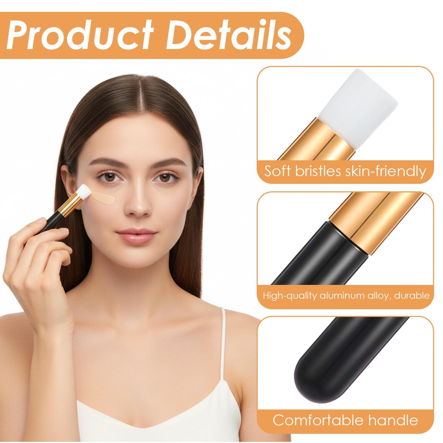 120 Pieces Lash Brushes for Cleaning, Lash Shampoo Brushes Eyelash Extension Cleansing Blackhead Removing Brush Nose Pore Deep Cleaning Facial Cleansing Brush (Black, 3.78Inch)