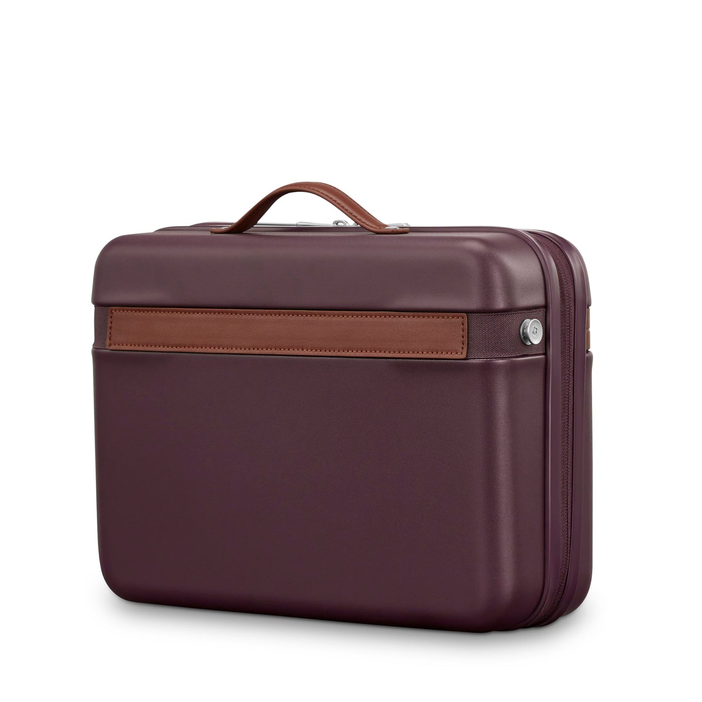 Samsonite Virtuosa Hardside Train Case, Crossbody Travel Makeup Case with Removable Strap, Merlot