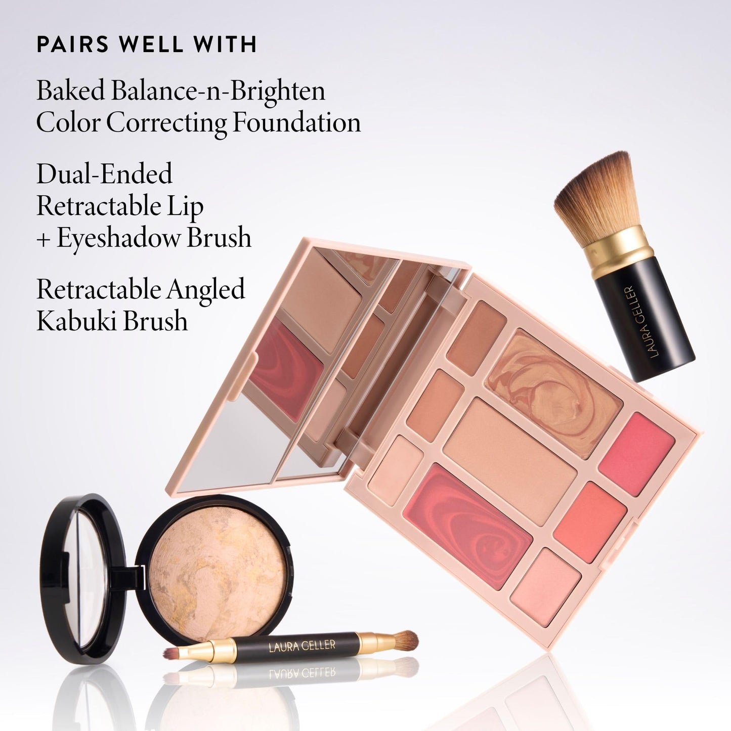 LAURA GELLER NEW YORK The Best of the Best Cream Full Face Palette | All-in-One Cream Face, Eye & Lip Palette | Blendable, Hydrating Makeup Made for Mature Skin