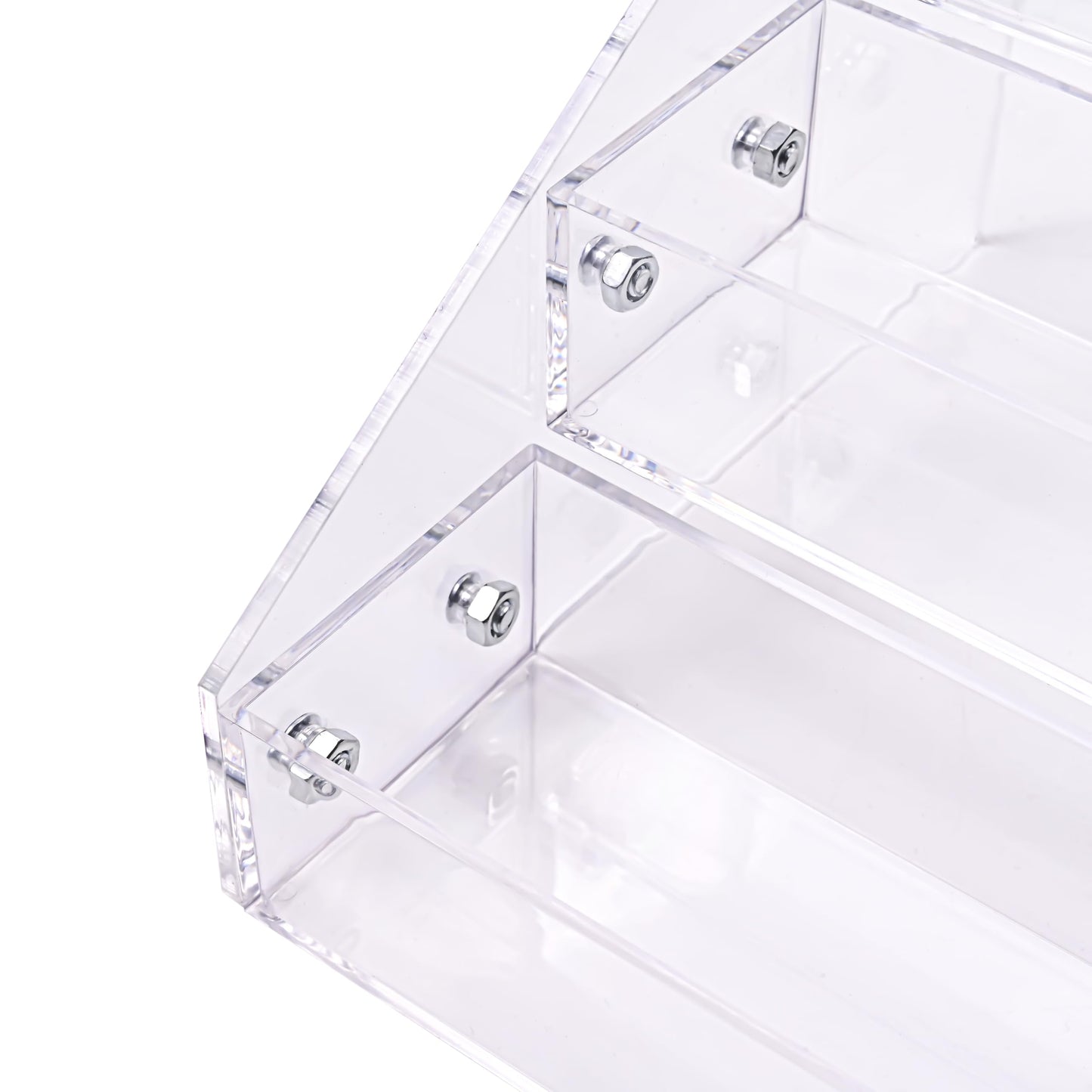 Kingtaily Organizer Rack Stand Holder Large Capacity Acrylic Clear 6 Layers for Nails Polish Essential Oil Lipstick Sunglasses
