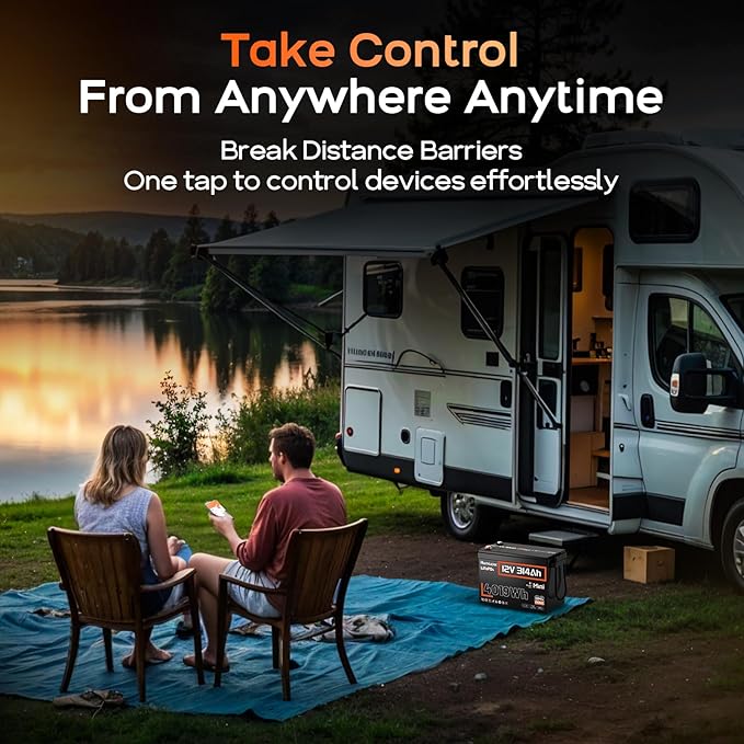 12V 300Ah (314Ah) LiFePO4 Lithium Battery Max. 4019Wh,15000+ Deep Cycles,200A BMS with Bluetooth,Lithium Iron Phosphate Rechargeable Battery Great for RV, Marine and Off Grid Applications, 2 PACK