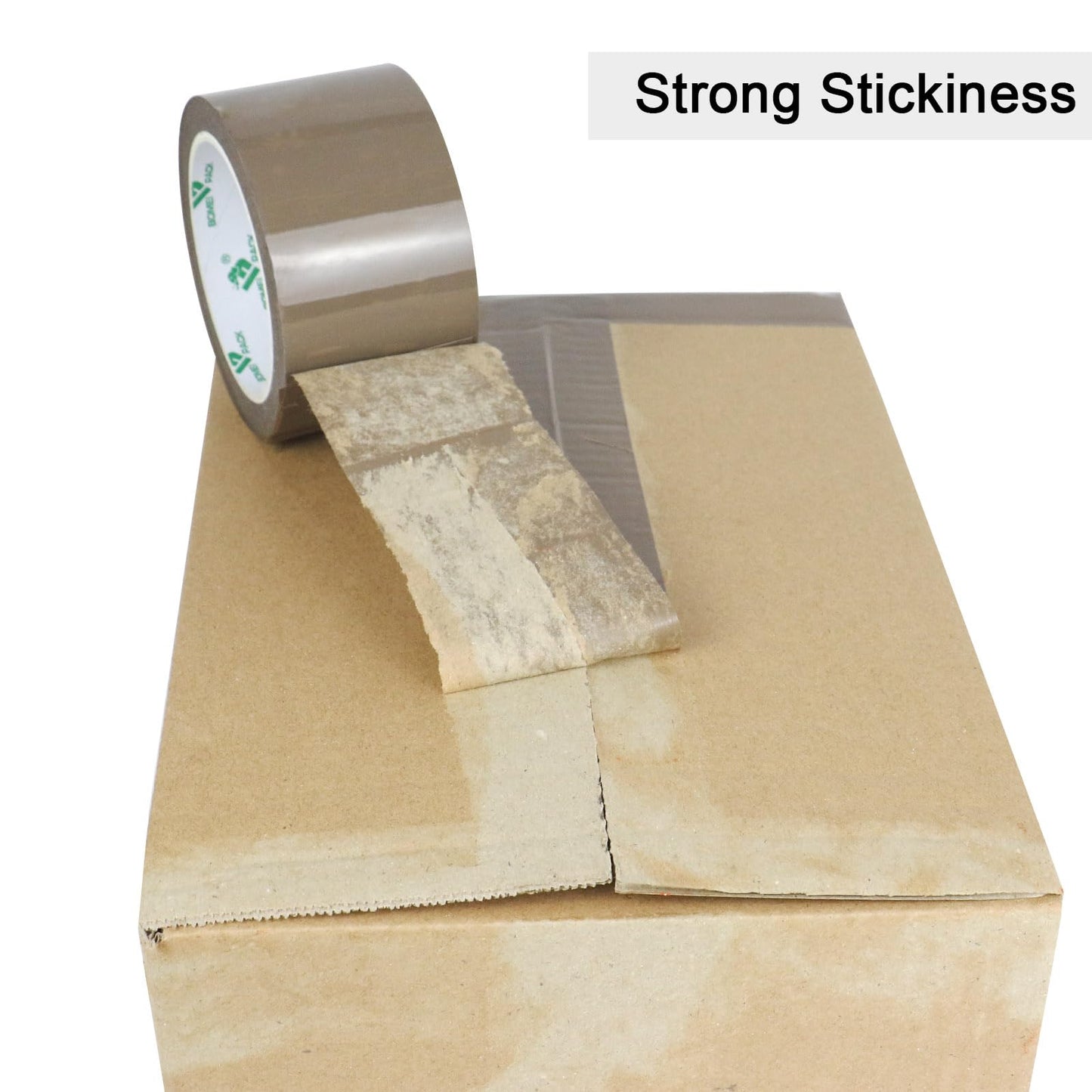 BOMEI PACK Brown Packing Tape 18 Refills 2.4Mil x 3 Inch x 55 Yard, Heavy Duty Pakaging Tape for Sealing, Shipping, Moving and Storage