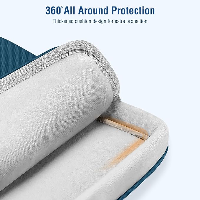 MOSISO 360 Protective Laptop Shoulder Bag Compatible with MacBook Air 15 M4 A3241 M3 A3114 M2 A2941/Pro 16 inch M4 M3 M2 M1, 15-15.6 inch Notebook,Matching Color Sleeve with Belt, Teal Green