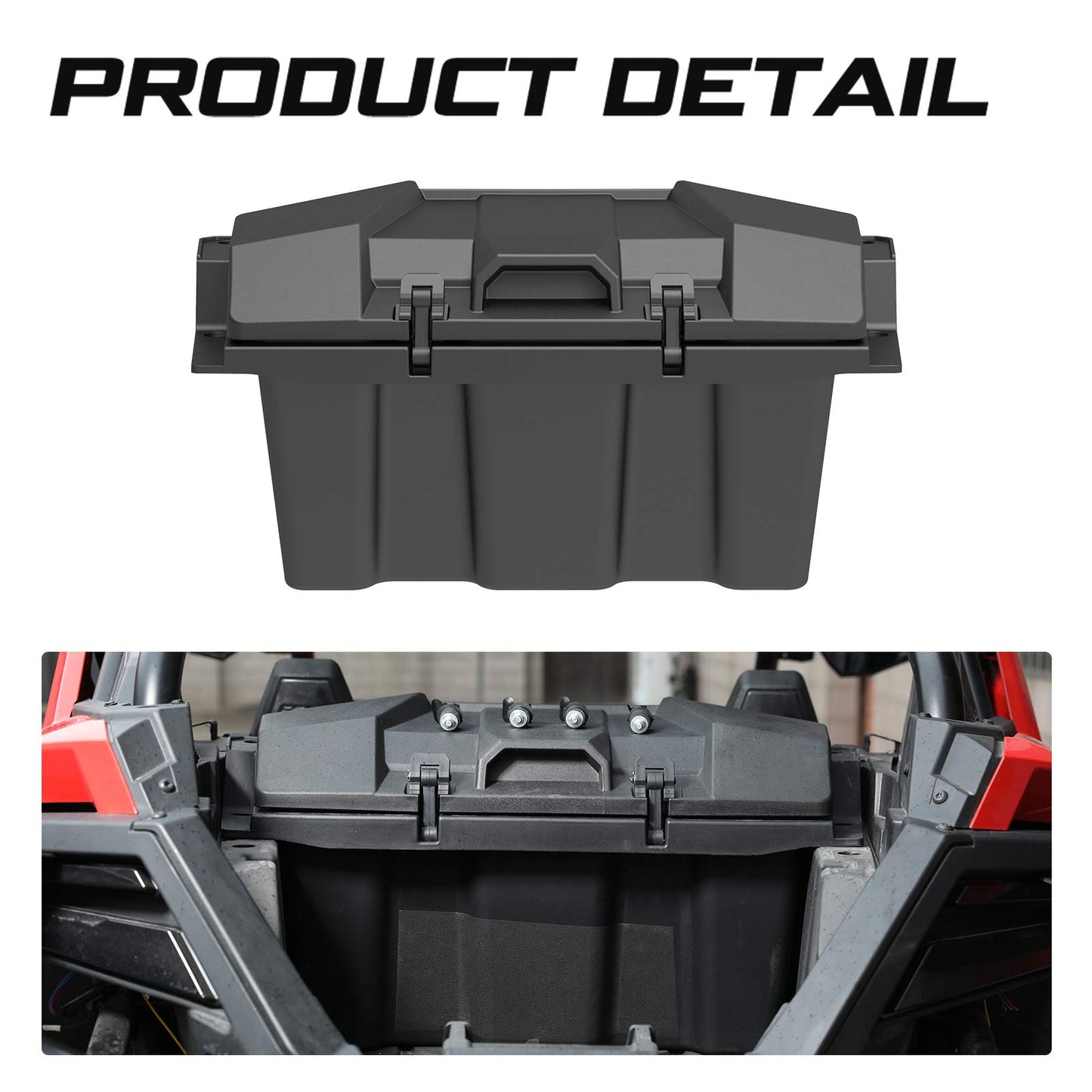 KIWI MASTER 73 QT Forward Cargo Box for 2020-2026 Polaris RZR Pro XP, Pro S, Turbo R/ 4 Accessories Storage Bin 2883751