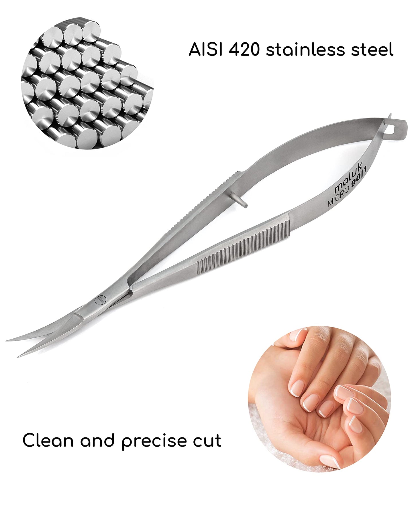 Professional Cuticle Scissors Maluk Micro