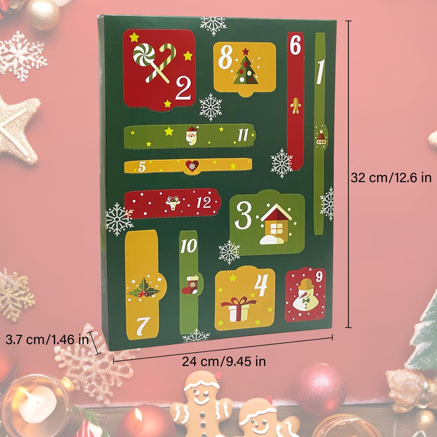 Makeup Advent Calendar 2025, 12 Days Christmas Makeup Gift Set for Women & Teens, Makeup Set Christmas Countdown Calendar, Make up Set for Girls, Holiday Surprise Make Up Kit for Women Full Kit
