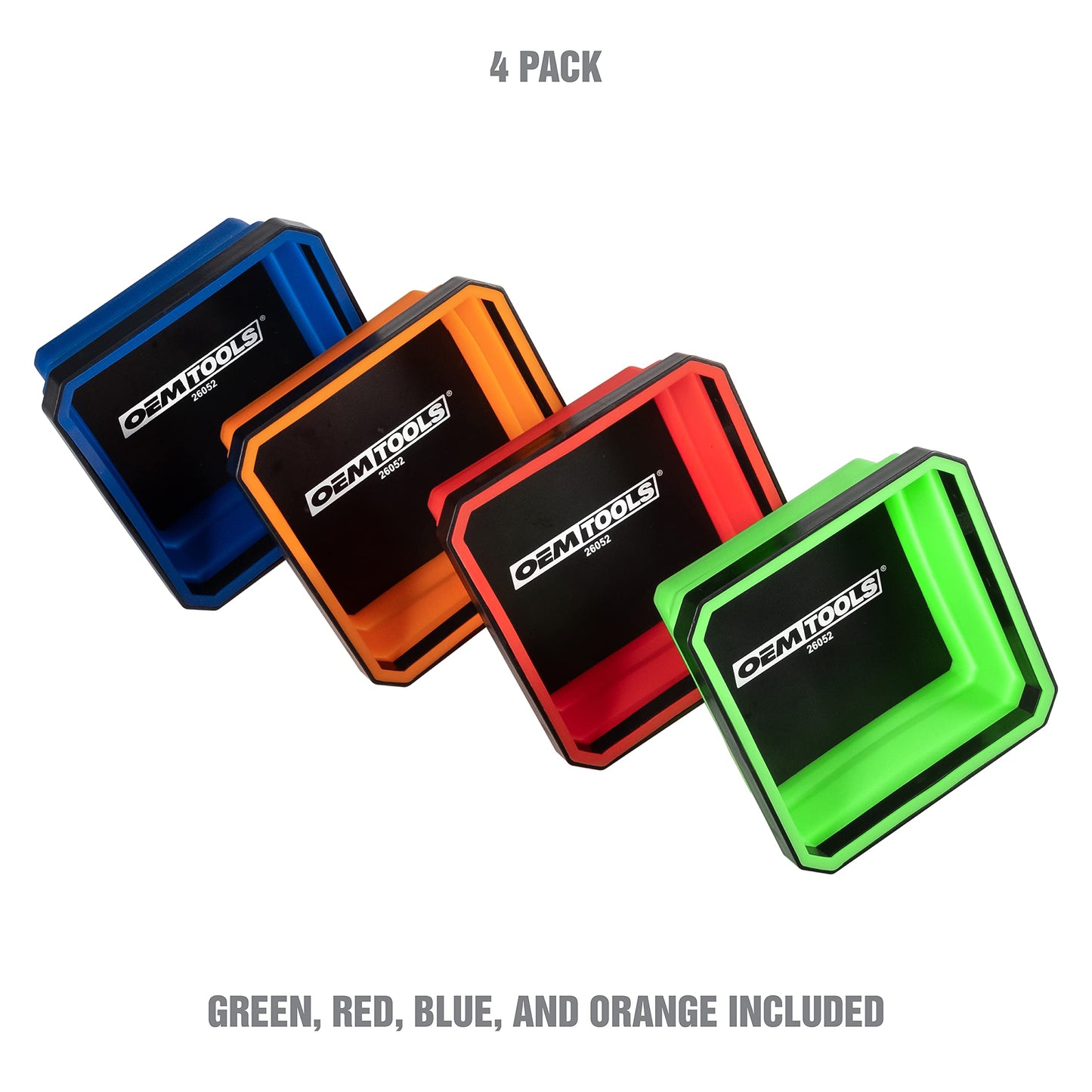 OEMTOOLS Foldable Magnetic Tray Set, 4-1/2" Magnetic Tray for Small Parts