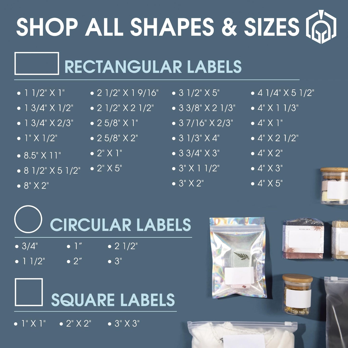 3" X 7" Matte White Printable Labels for Inkjet and Laser Printers - 500 Sheets, 1500 Total Custom Stickers for Product Labeling, Business Logos, Packaging Stickers - Spartan Industrial Template R030
