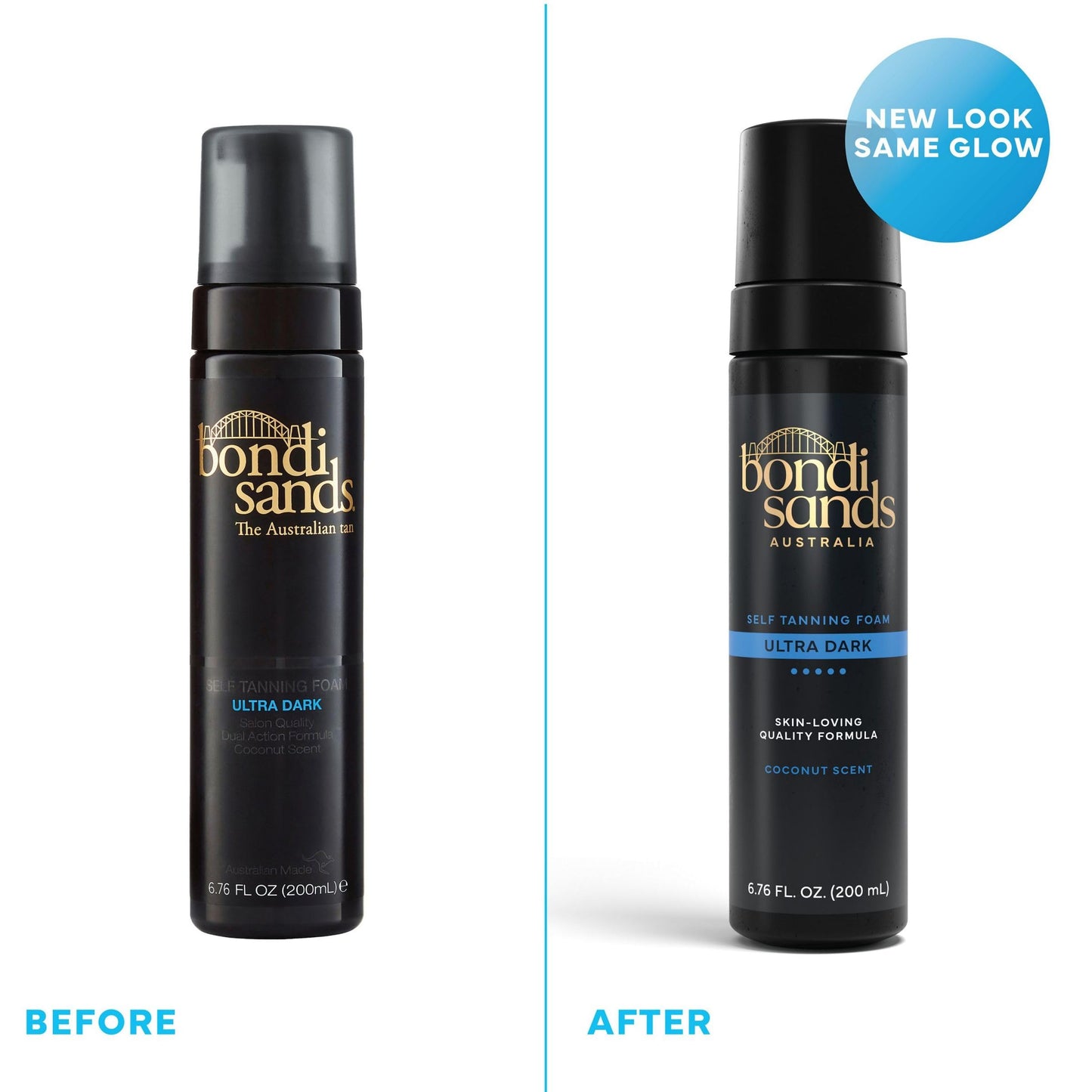 Bondi Sands Ultra Dark Self Tanning Foam + Application Mitt | Includes Lightweight Sunless Foam + Reusable Mitt for a Flawless Finish ($32 Value)