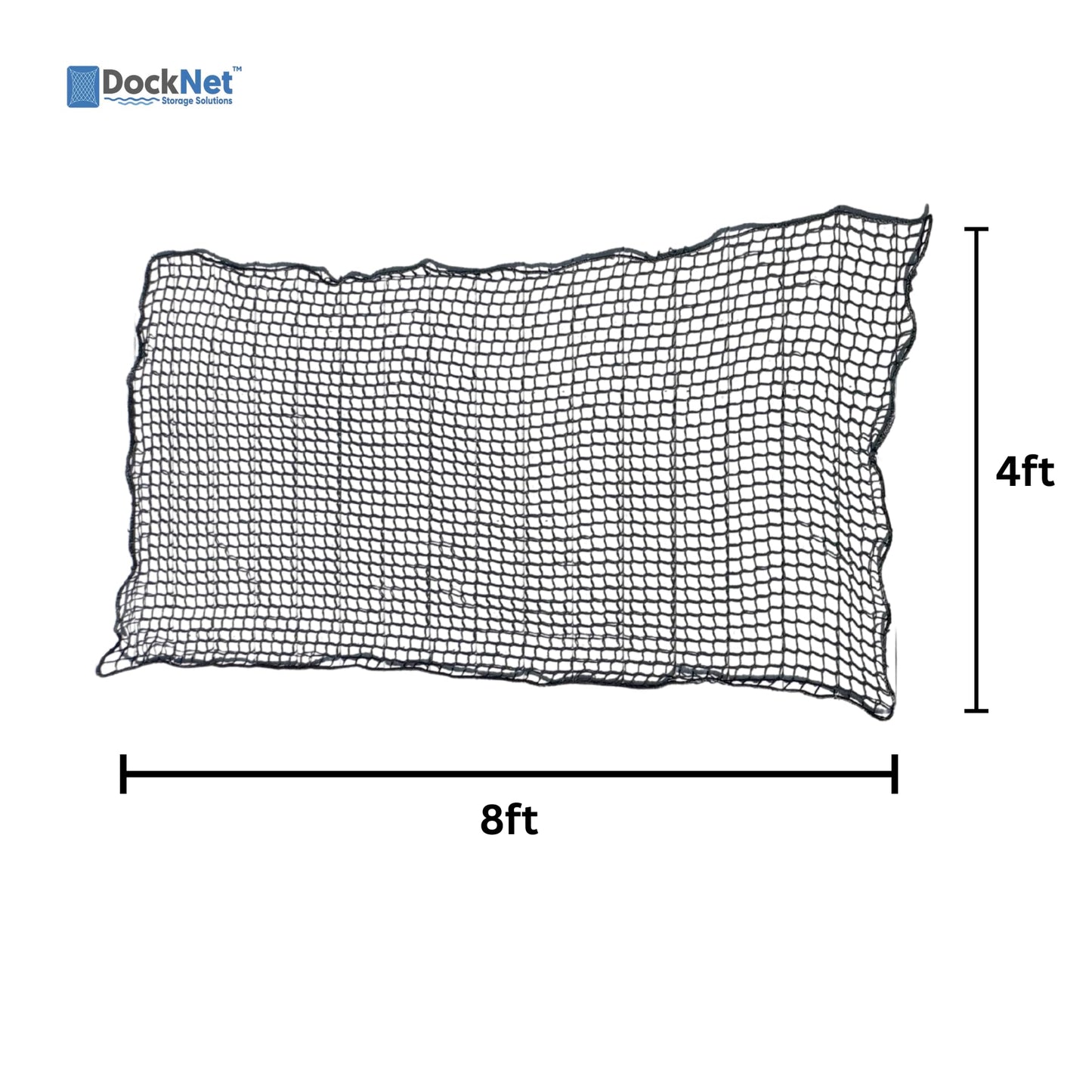 DockNet Storage Net – Heavy-Duty Boat Slip Organizer for Boat Docks | Easy Install Marine Storage Solution for Drying of Towables, Life Jackets, Paddleboards, Inflatables, etc