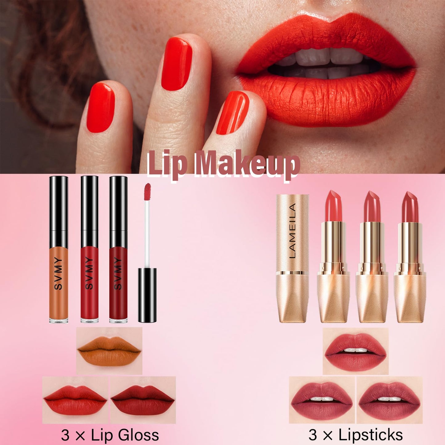 Makeup Set for Women, Makeup Kit for Beginners Teen Girls, Makeup Gift Set for Teens, Makeup Kit for Girls, Eyeshadow Palette, Lip Gloss, Face & Eye Make up