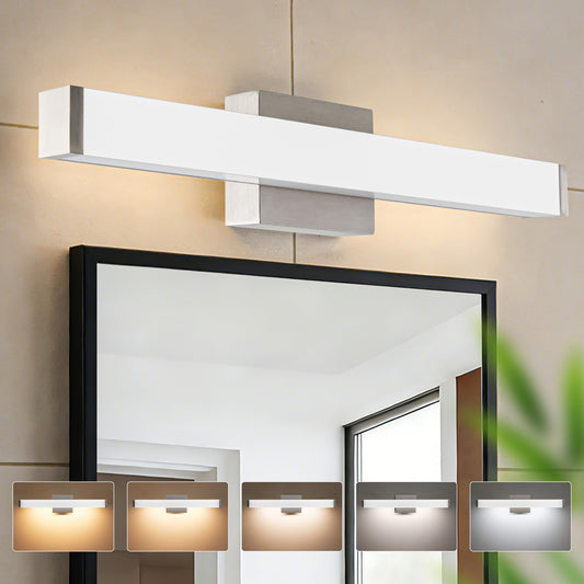 Sacorlux Bathroom Light Fixtures Over Mirror 22IN, 19W 5CCT Dimmable Modern Vanity Lights,Bar Vanity Light for Bathroom Mirror Restroom, Wall Light Fixtures Vanity Lighting