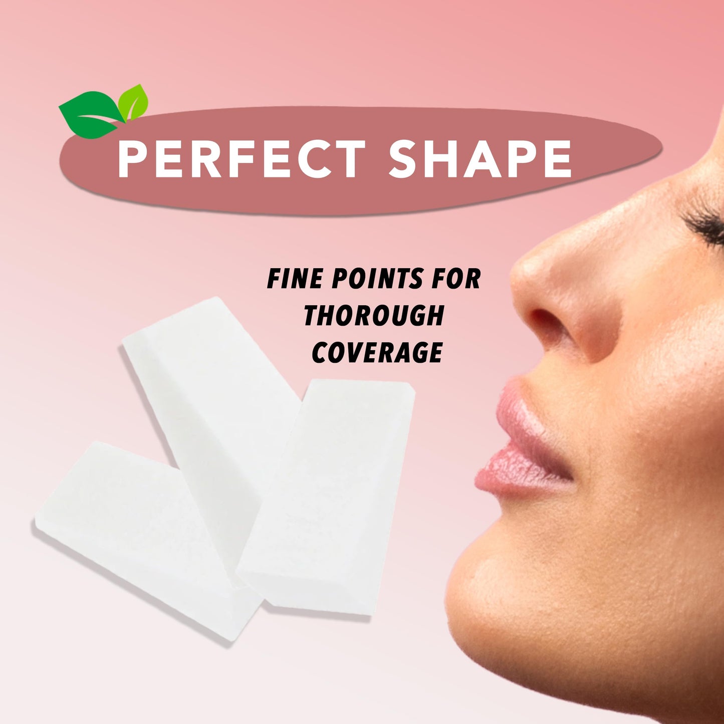 Earth & I - 128pc *PRE-CUT* Cosmetic Wedges for Makeup, Triangle makeup sponge, Disposable makeup sponges, Make up wedges sponges, ombre sponge for nails, face painting sponges, makeup wedges for pro