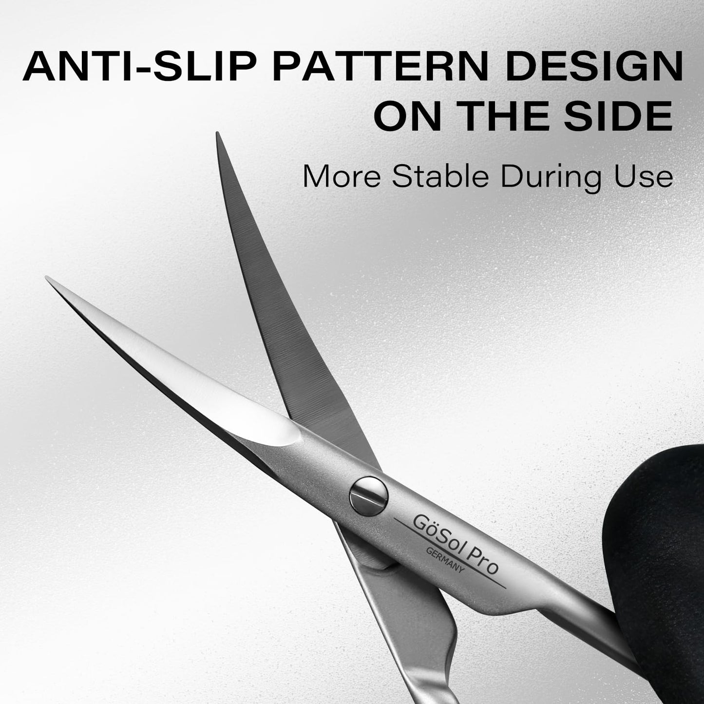 GöSol Cuticle Scissors Extra Fine Curved, Professional Russian Style