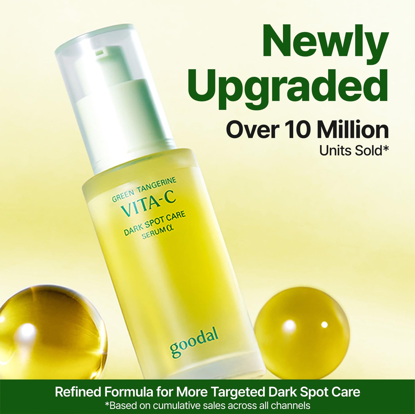 GOODAL Vitamin C Brightening Serum ALPHA | 5% Niacinamide & Exosome for Dark Spot Care | Gentle Daily Facial Serum for Radiant Glow Skin | Green Tangerine | Korean Skincare | 1.01 fl oz (30ml)