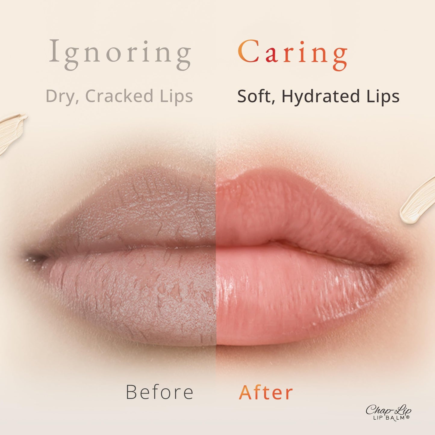 CHAP-LIP Original Lip Balm Hydrating Bulk Chap Stick with Fruit Flavors, Coconut Oil, and Cocoa Butter-Dermatologist Tested Lip Therapy Pack for Men and Women - Made in the USA, 24 Pack