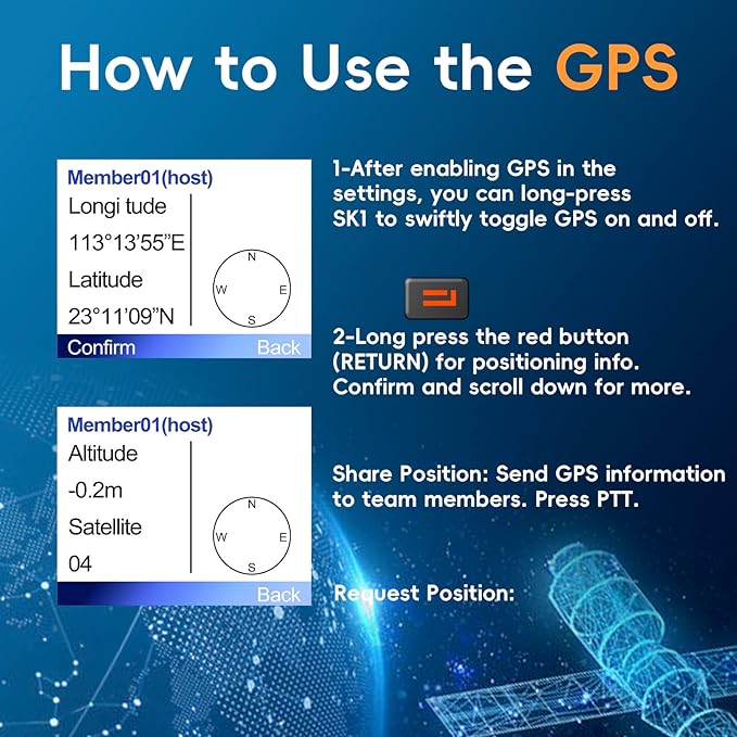 BAOFENG BF-5RH PRO GPS 10Ｗ Ham Handheld Radio, Multi-Band Long Range Two-Way Radio with 18.89'' Tactical Antenna, Aviation/VHF/UHF/ 1.25m Scanner, NOAA APRS 5RM Walkie Talkies Type-C Charging,2 Pack