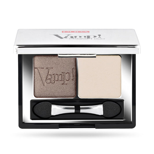 PUPA Vamp! Compact Duo Eyeshadow - 006 Brown Vanilla Milano for Women - 0.078 oz Eye Shadow