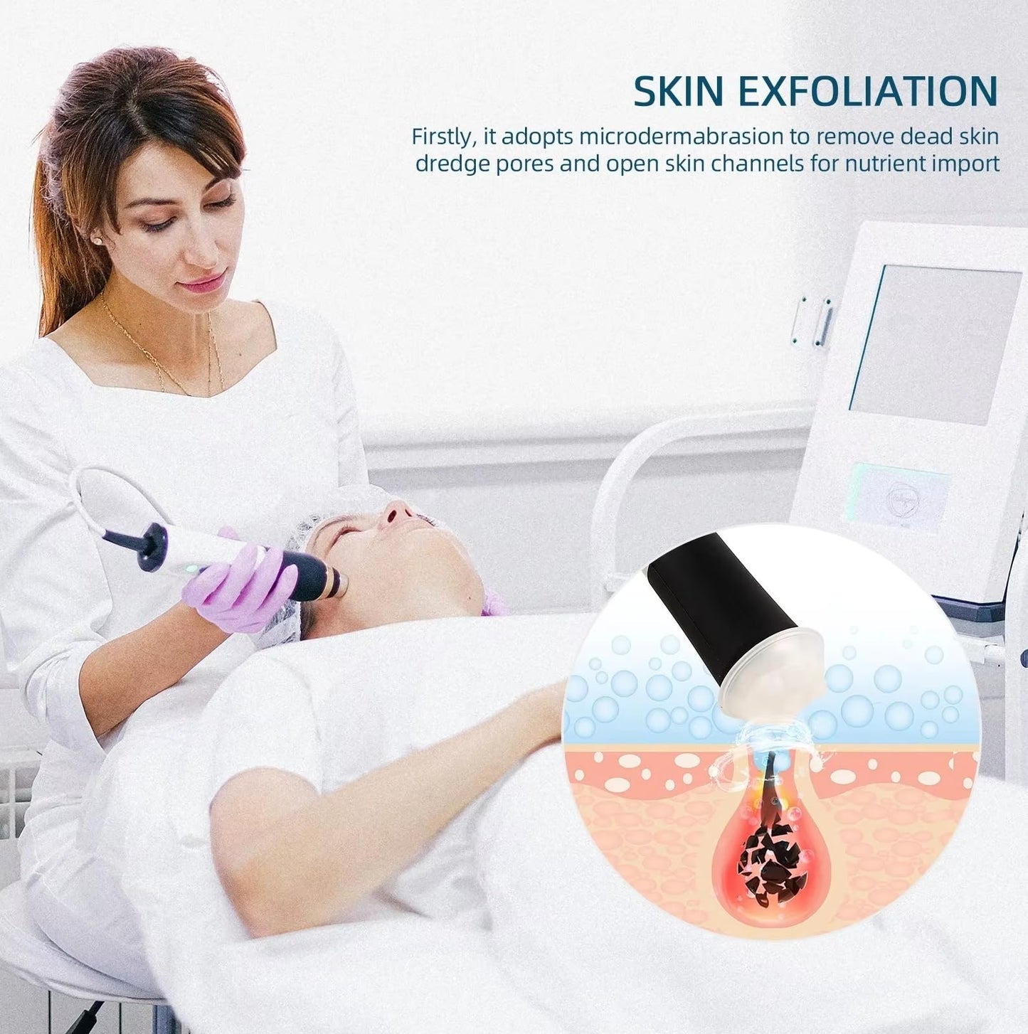 Oxygen Bubble Refill Kit (5 Sets) - 30 Pods + Primer Gel + Serum for CO2 Facial Machine | Salon & Home Spa System