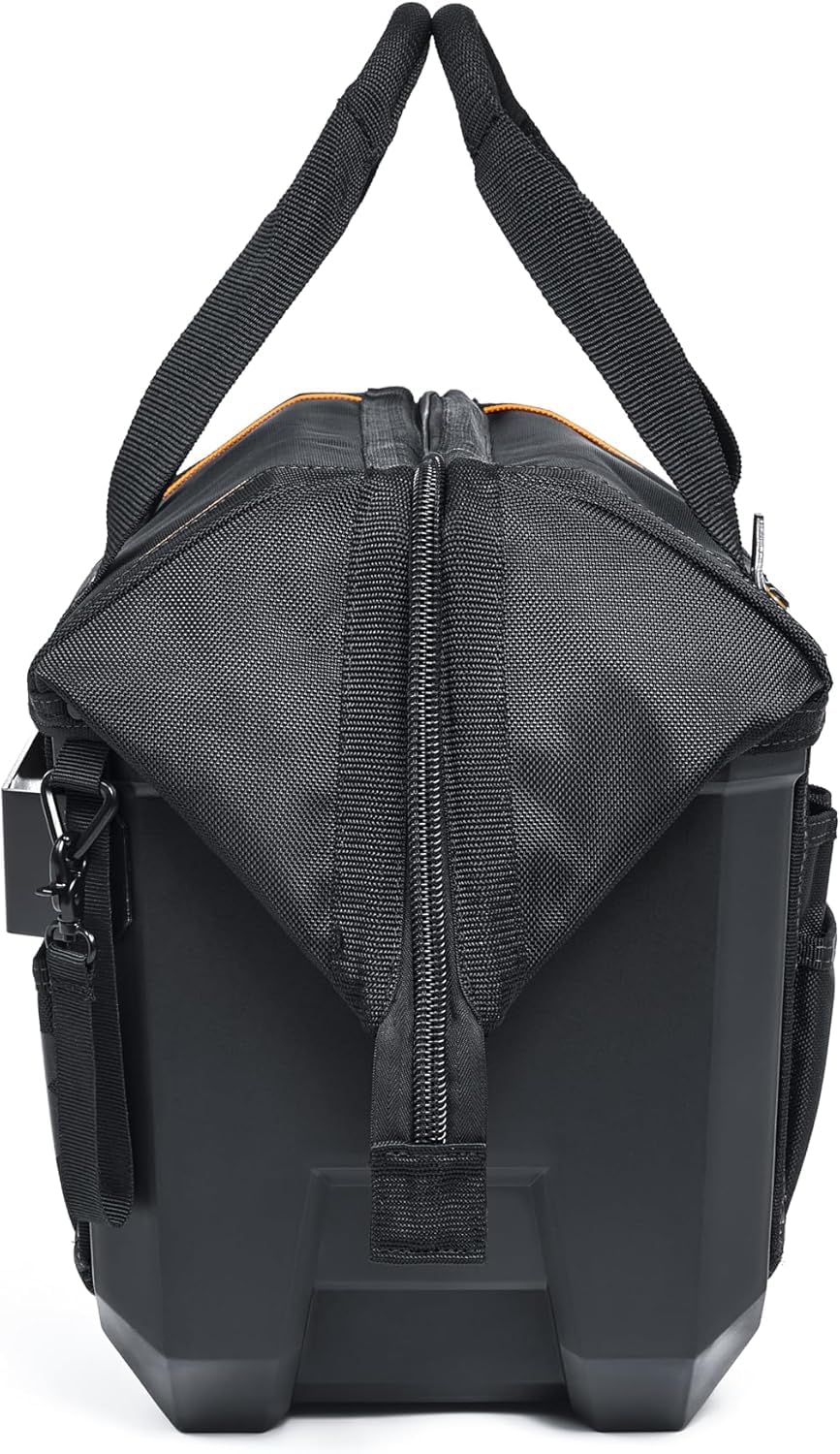 ToughBuilt ClipTech Series – 16" Massive Mouth Tool Bag, Heavy-Duty Wide-Mouth Storage Bag Rigid Frame 1680D Ballistic Fabric, Reinforced Handles Waterproof Base (TBL-CT-62-16A)