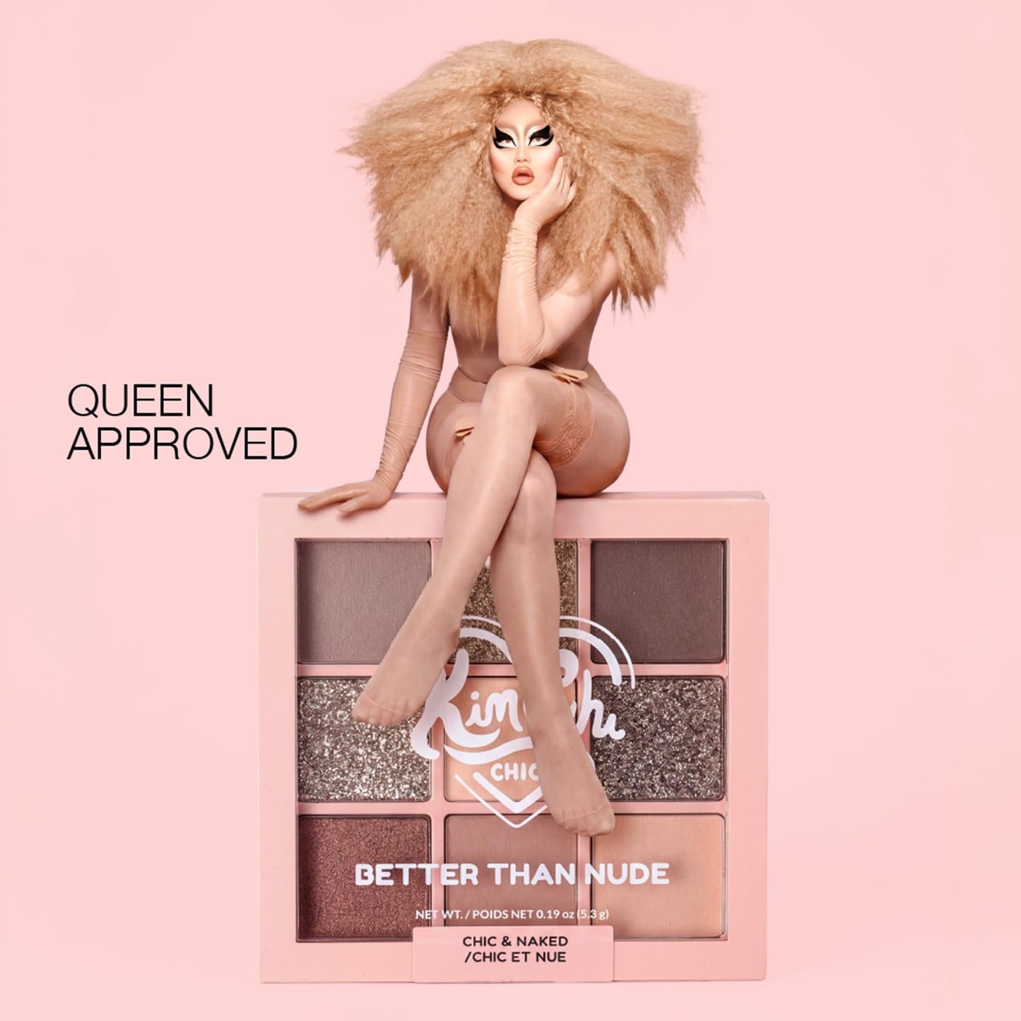 KimChiChic Beauty Better Than Nude Eyeshadow Palette; 9 Highly Pigmented Matte & Shimmer Shades; Long-Lasting, Blendable Neutrals for Natural & Glam Eye Looks; Cruelty-Free, Vegan, 02-Chic & Naked