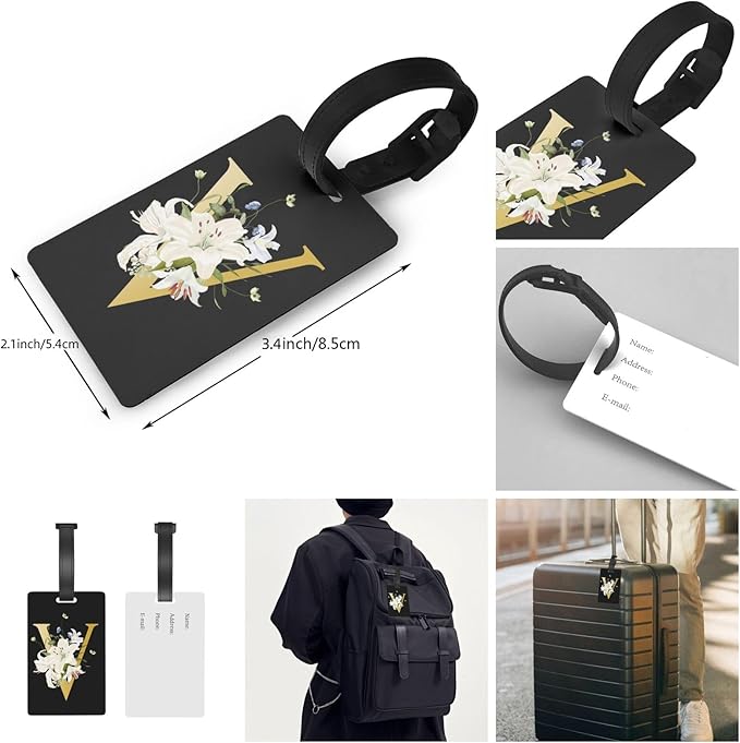 Decorative V Suitcase Protectors Elastic Washable Luggage Covers With Concealed Zippers For 18-32 Inch Luggage (Size S: Fits 18-21 Inch)