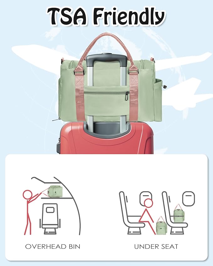 Travel Duffle Bag, Gym Bag, Duffel Bag,Personalized Weekender Bag, Friend Wedding Girlfriend Birthday Gifts for Women Gifts for Teens