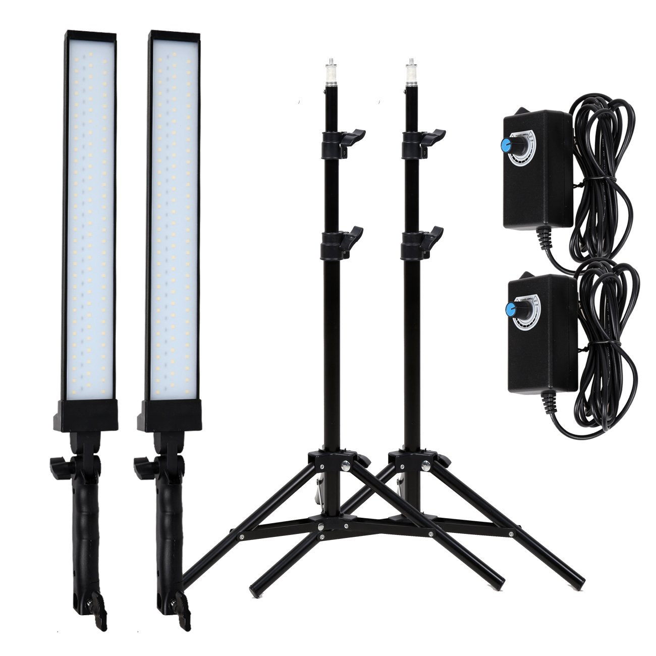 GSKAIWEN 180 LED Light Photography Studio LED Lighting Kit Handheld Wand Stick Adjustable Light with Stand Tripod and Bag for Photographic Video Fill Light, Live Streaming, Portrait, Product, Tattoo