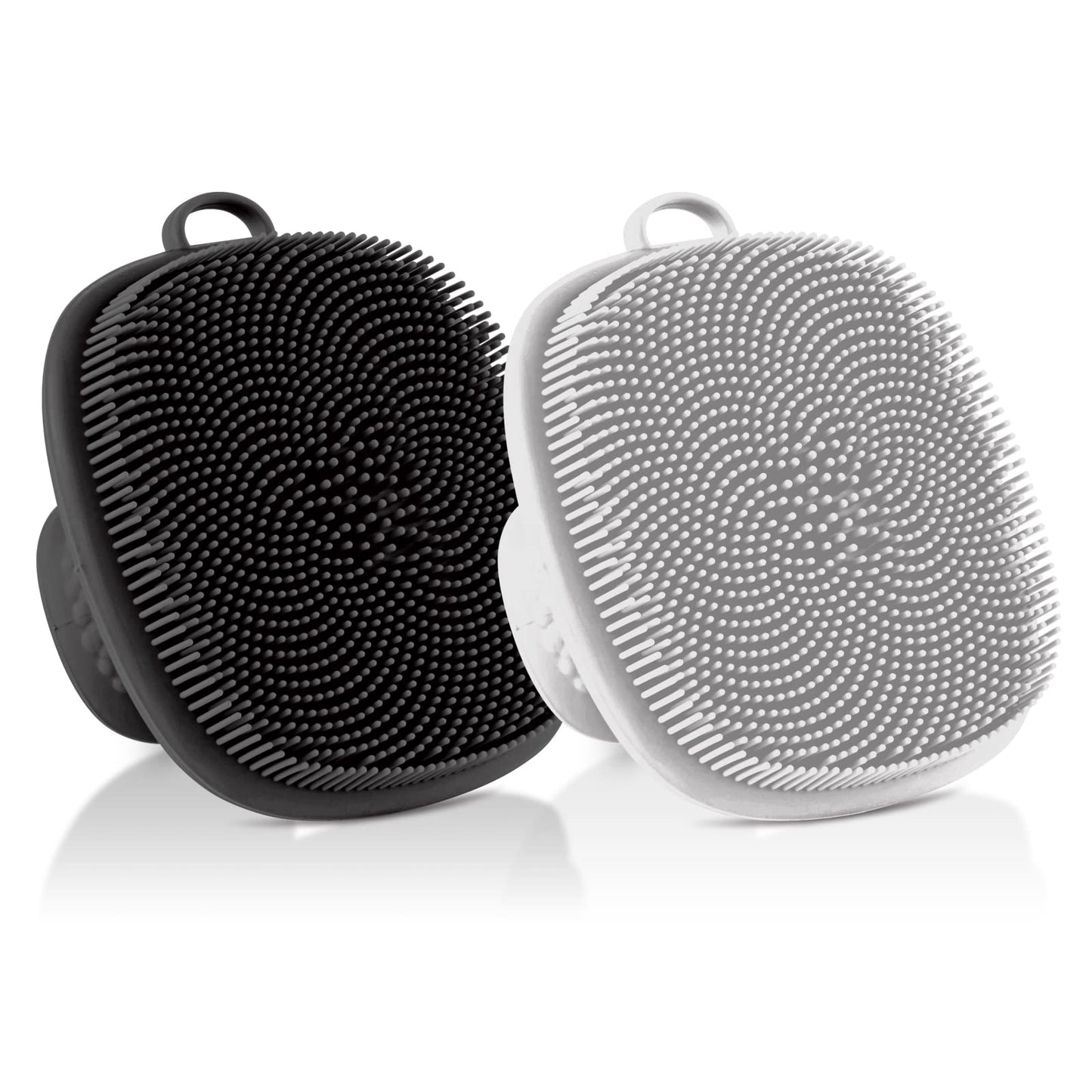 Face Scrubber 2Pack Silicone Face Scrubber for Men, Facial Cleansing Brush Silicone Face Wash Brush Manual Waterproof Cleansing Skin Care Face Brushes for and Exfoliating