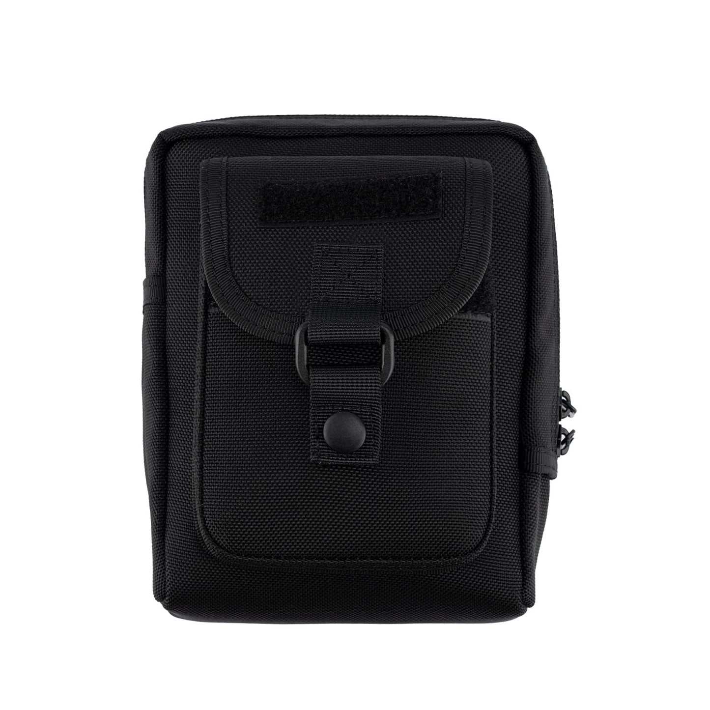 Dotacty Compact Utility Gadget Pouch Tactical MOLLE Nylon Duty Belt Pouches for Police Law Enforcement Work EDC Small Tool Waist Bag for 6.7" Cellphone Outdoor Camping Hiking Organizer(Snap Large)