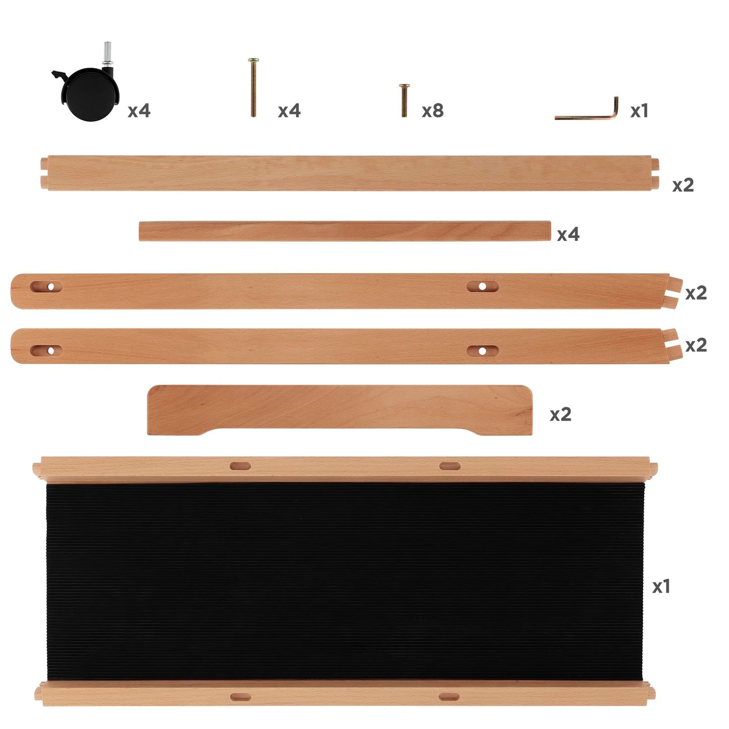 Creative Mark Firenze Wood Large Print Rack with Castors - Perfect for Display of Canvas, Art, Prints, Panels, Posters, Art Gallery Shows, Storage Rack - Mahogany