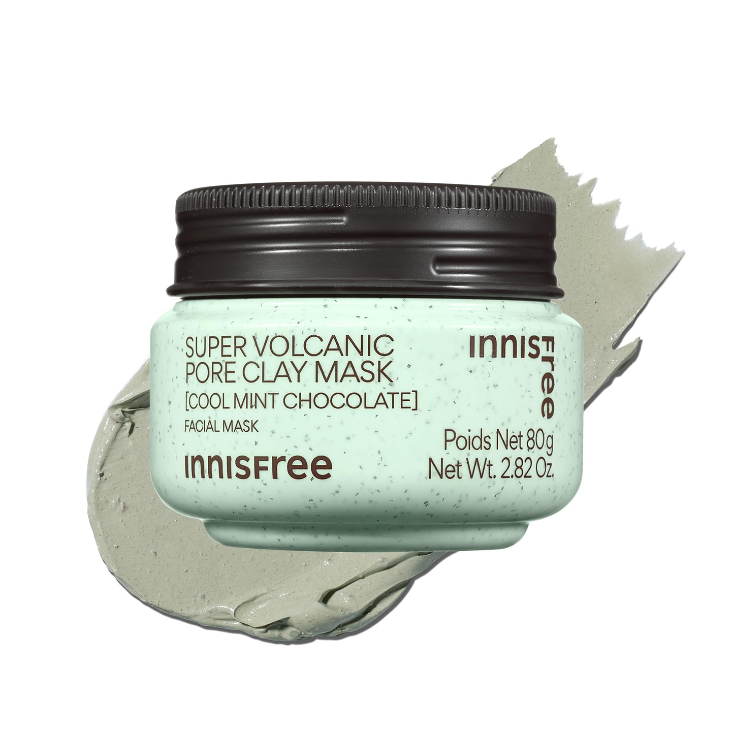 Innisfree Mint Chocolate Super Volcanic Clay Mask | Exfoliating Korean Mask with AHA and Hyaluronic Acid for Oily Skin | Cooling and Calming | Suitable for Normal to Dry Skin |Limited Edition