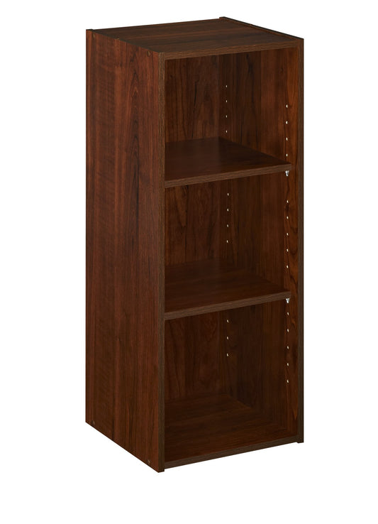 ClosetMaid Stackable 3-Shelf Storage Organizer, Dark Cherry