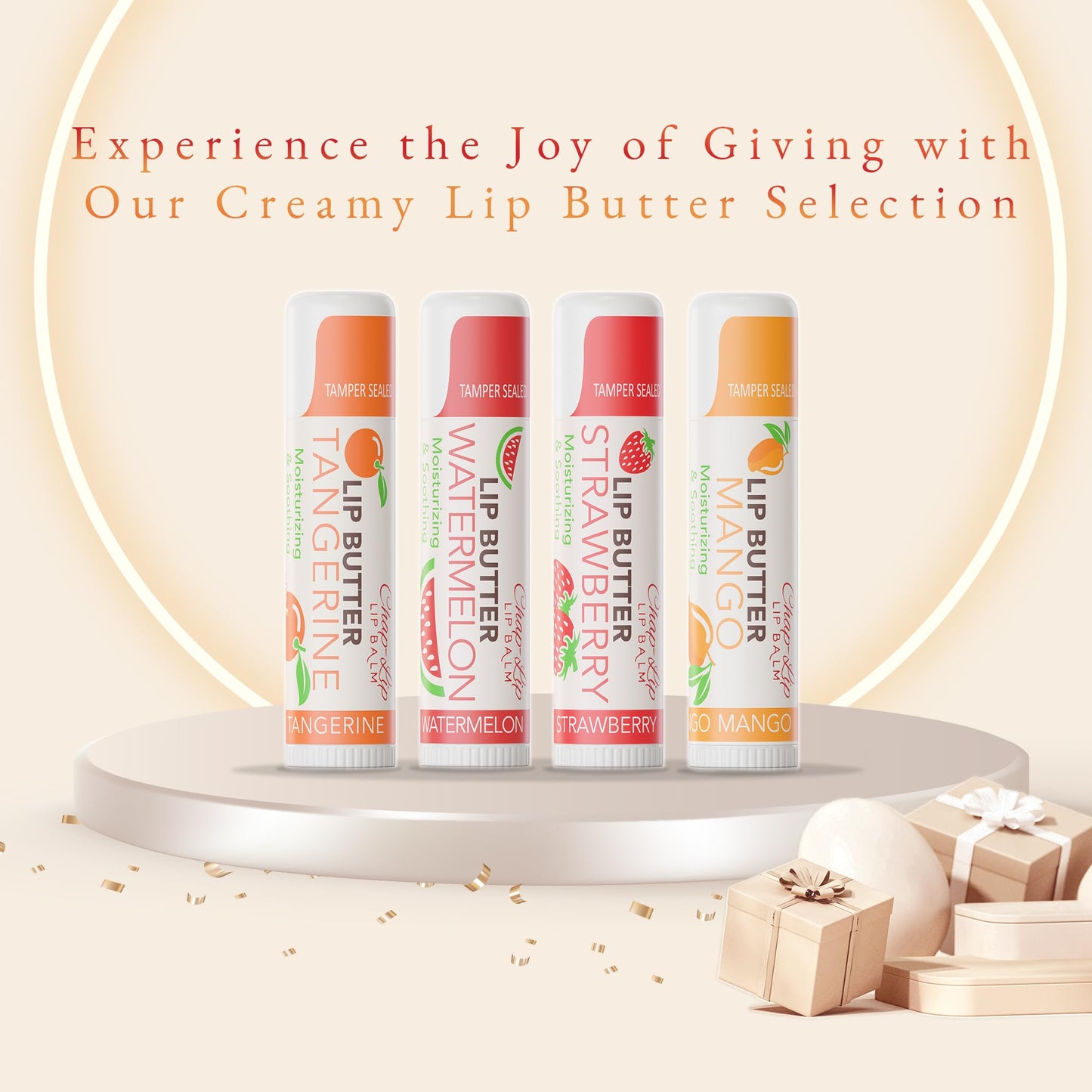 CHAP-LIP Original Lip Balm Hydrating Bulk Chap Stick with Fruit Flavors, Coconut Oil, and Cocoa Butter-Dermatologist Tested Lip Therapy Pack for Men and Women - Made in the USA, 24 Pack