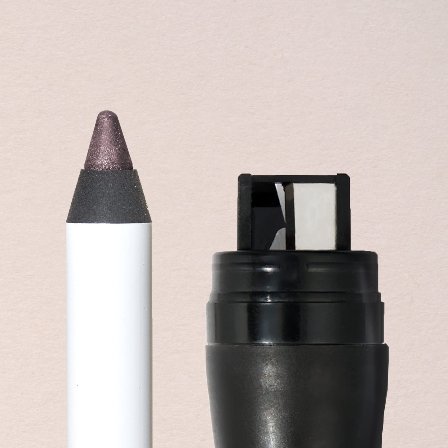 Julep When Pencil Met Gel Sharpenable Multi-Use Longwear Eyeliner Pencil - Smoky Taupe Shimmer and Cosmetic Makeup Pencil Sharpener - Travel Friendly