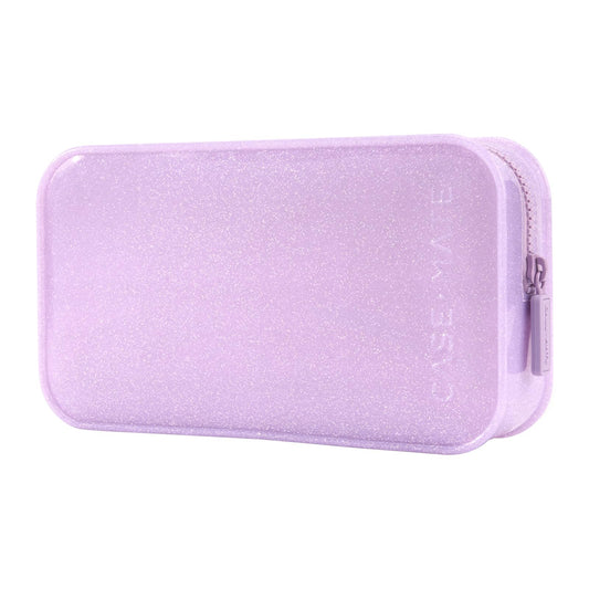 Case-Mate Jelly Makeup Bag - Waterproof Travel Makeup and Toiletry Bag - Cosmetic Make Up Organizer/Case for Women - Small Zipper Pouch for Hair Accessories and Daily Essentials - Stardust Twinkle