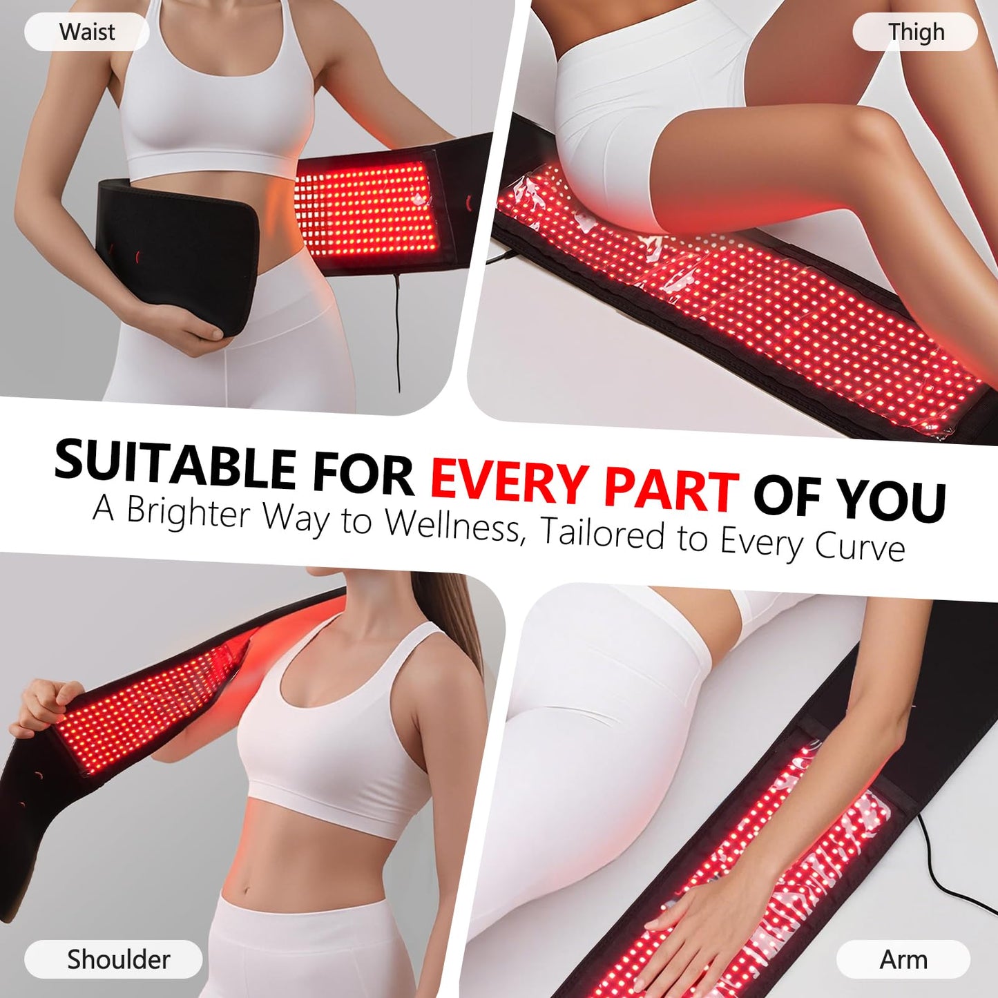 Megelin ContourLux Light Therapy Belt at Home