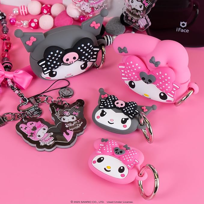 iFace Sanrio My Melody 50th and Kuromi 20th Anniversary Case Compatible with AirTag [Special Limited Edition] - My Melody 50th Anniversary