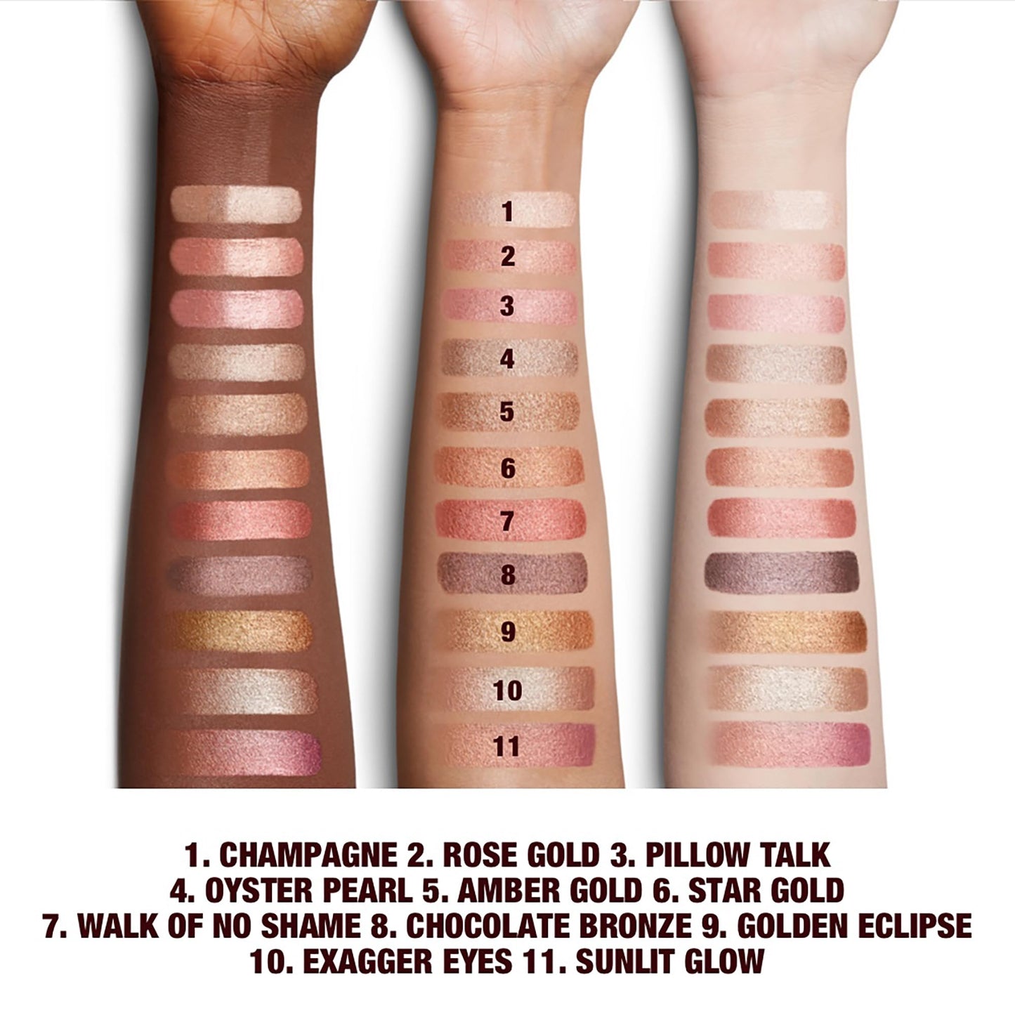 Charlotte Tilbury Eyes to Mesmerize Cream Eyeshadow - Long-Lasting Single Eyeshadow - Water-Infused Metallic Formula with Vitamin E for Crease-Resistant Wear - Walk Of No Shame