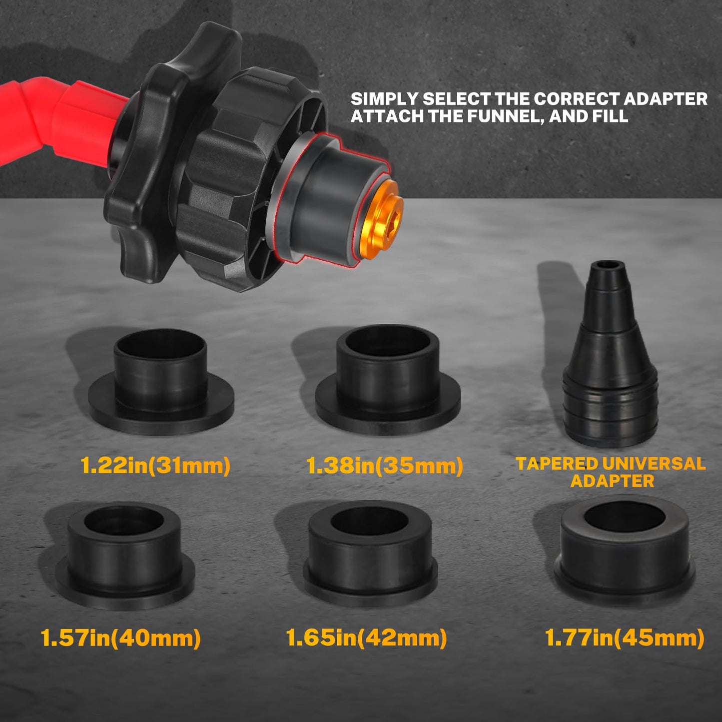 BILITOOLS Coolant Funnel Kit, Automotive Radiator Coolant Filling Tool