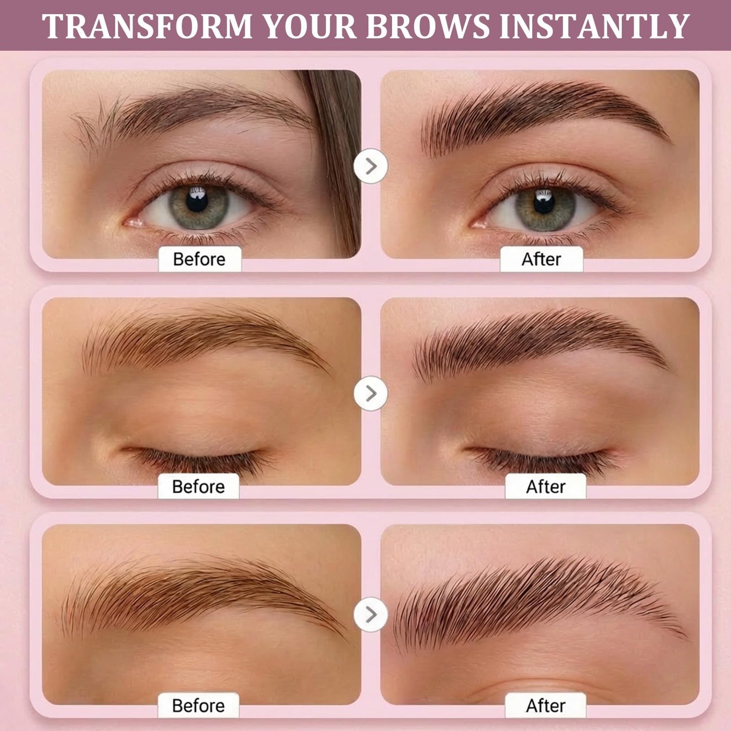 Brow Lamination Kit, Lift & Set Your Brows for a Fuller, Thicker Look, 6–8 Weeks Long-Lasting Eyebrow Lift Kit for Easy At-Home Use, Up to 5 Applications